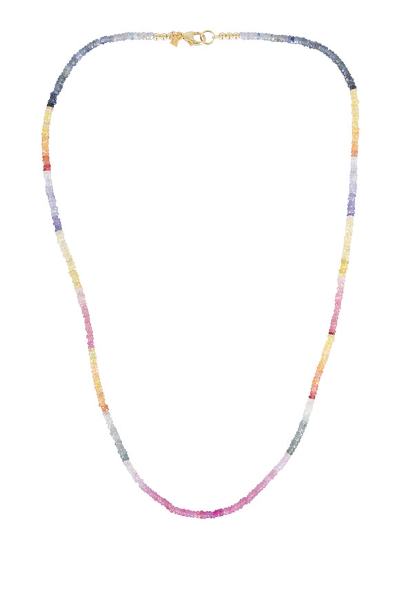 Cristina V. Multicolor Sapphire Rondelle Necklace - view 1