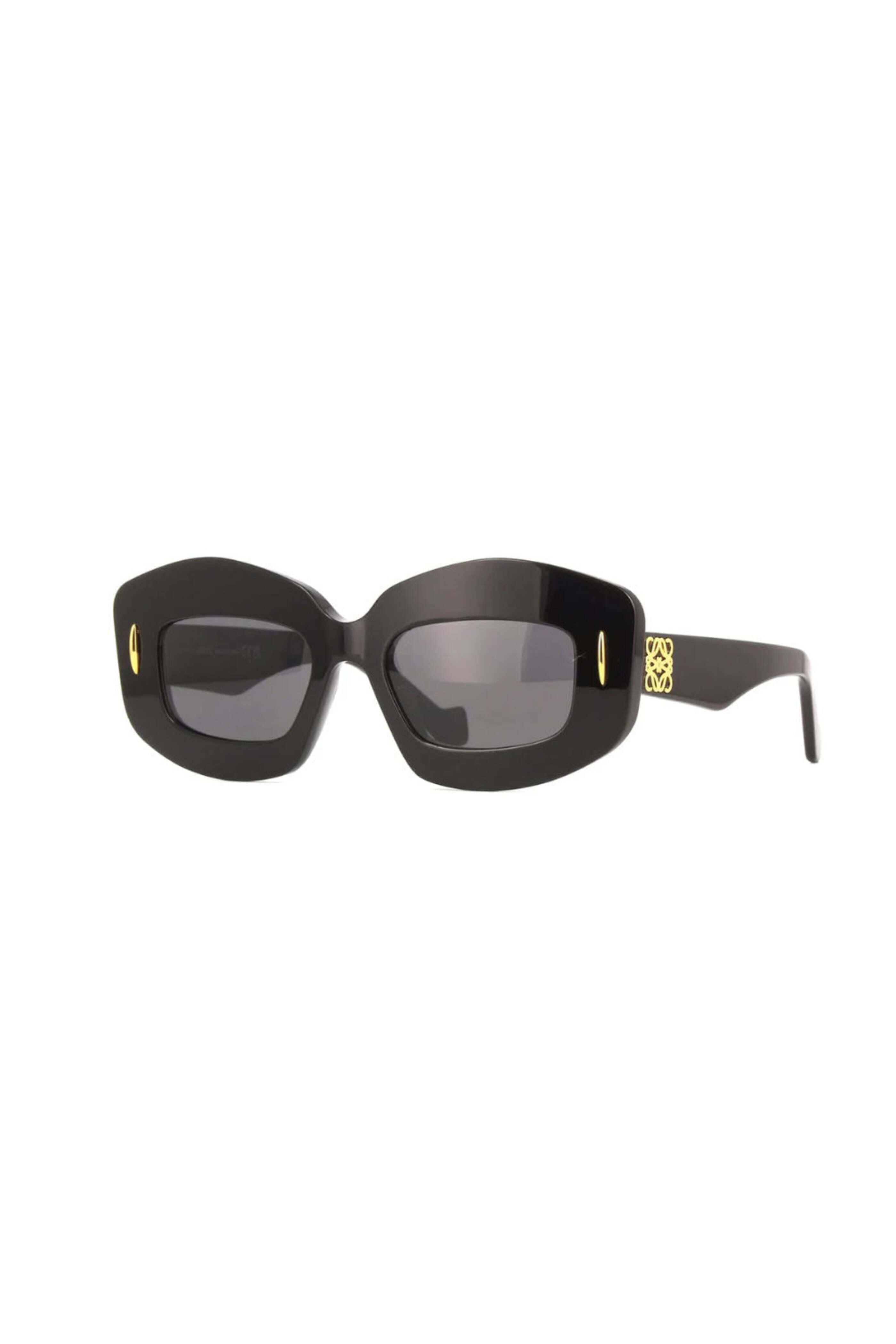サングラス LOEWE ANAGRAM SUNGLASSES Loewe Sunglasses - Chunky Anagram Sunglasses in Black