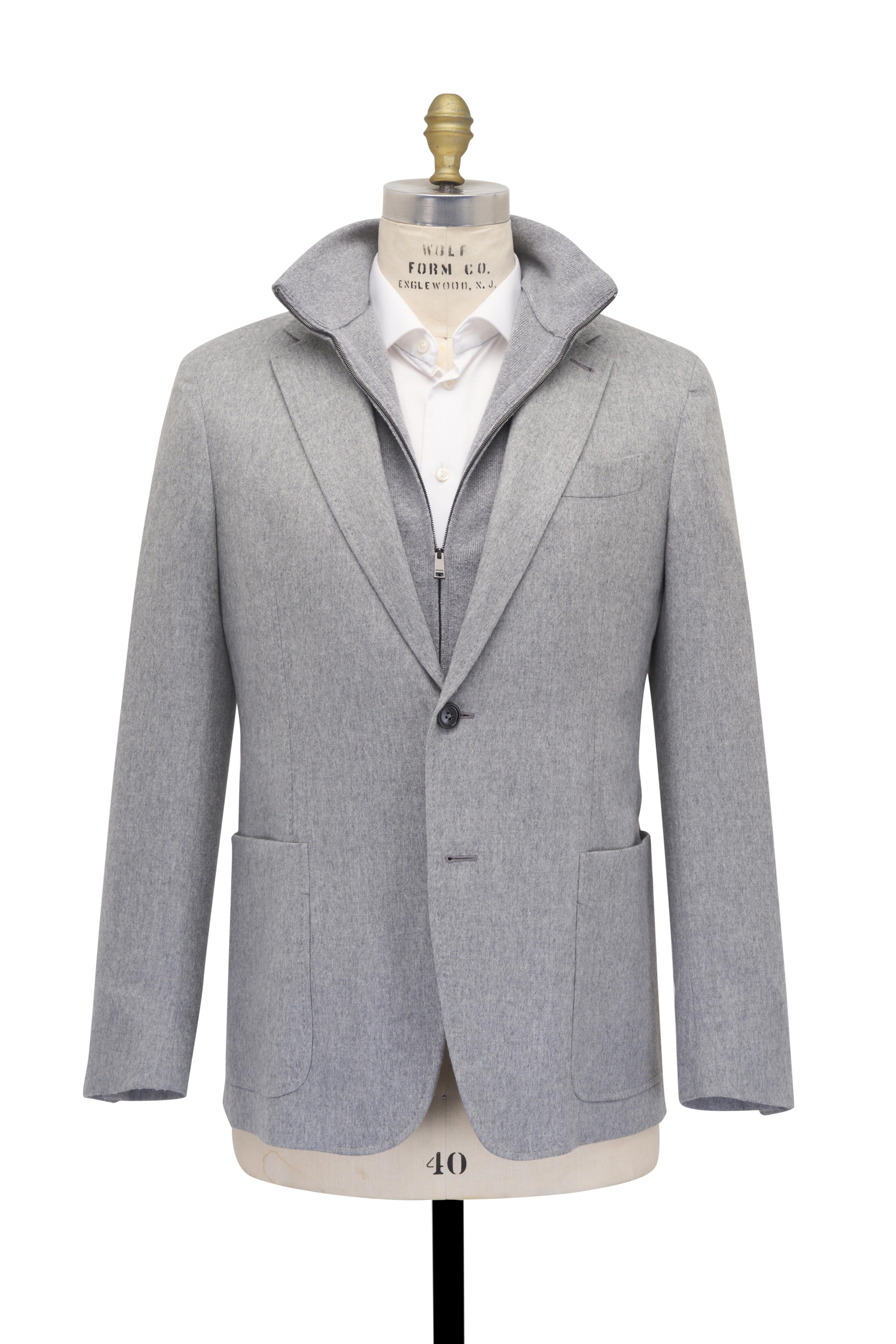 Zegna - Gray Oasi Cashmere Jacket