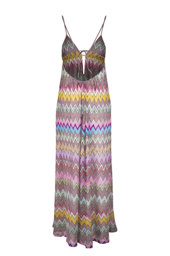 Missoni Multicolor Chevron Maxi Coverup - view 3