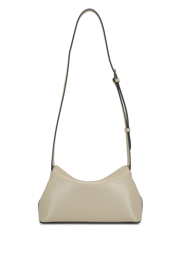 Totême T-Lock Fawn Tan Leather Clutch - view 5