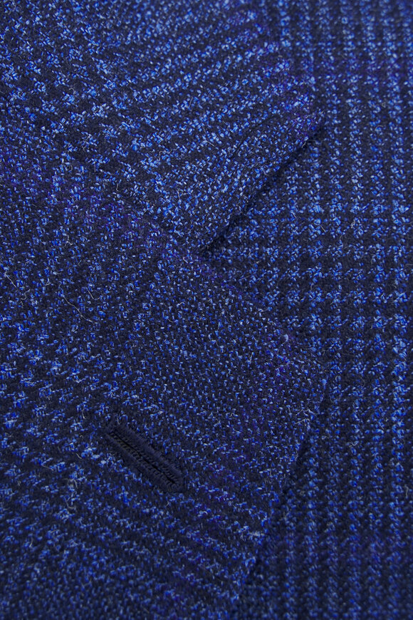 Kiton - Blue Glenplaid Sportcoat 