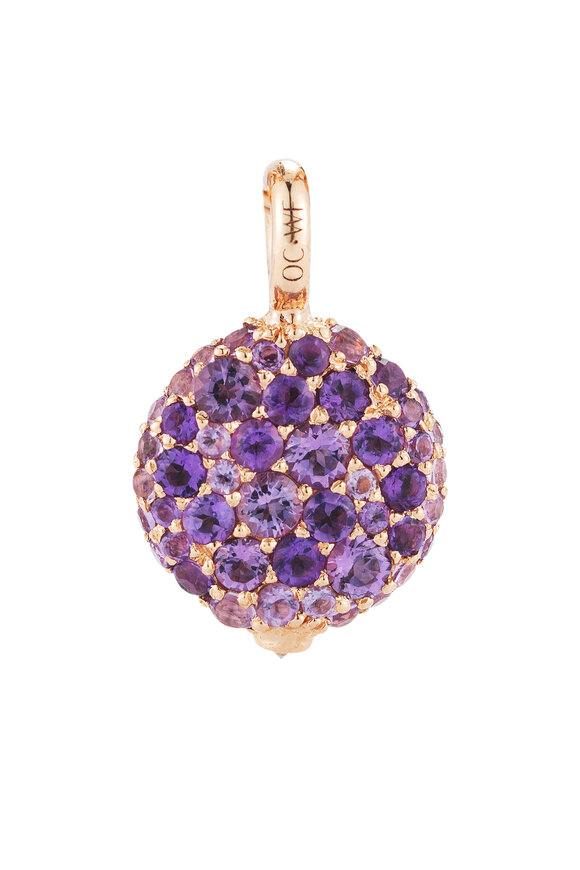 Walters Faith - OC x WF 18K Small Amethyst Pebble Locket