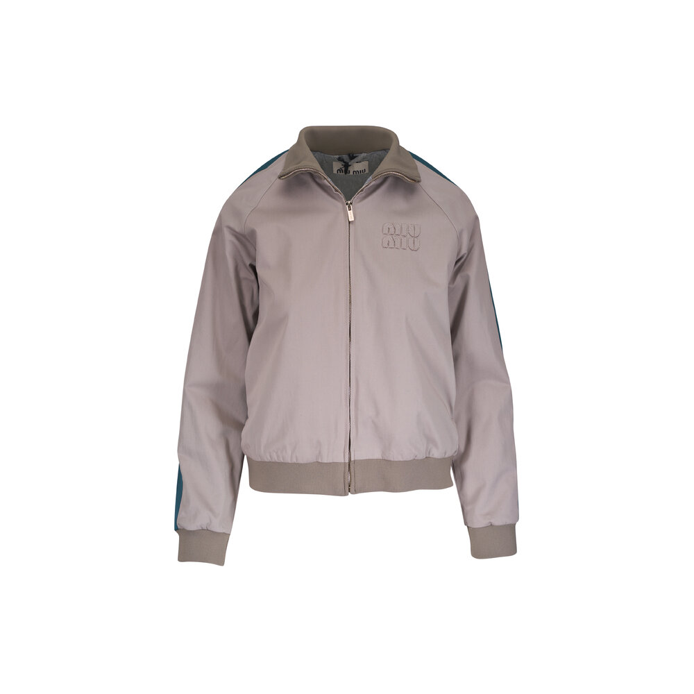 Miu Miu - Old Twill Bomber Jacket | Mitchell Stores