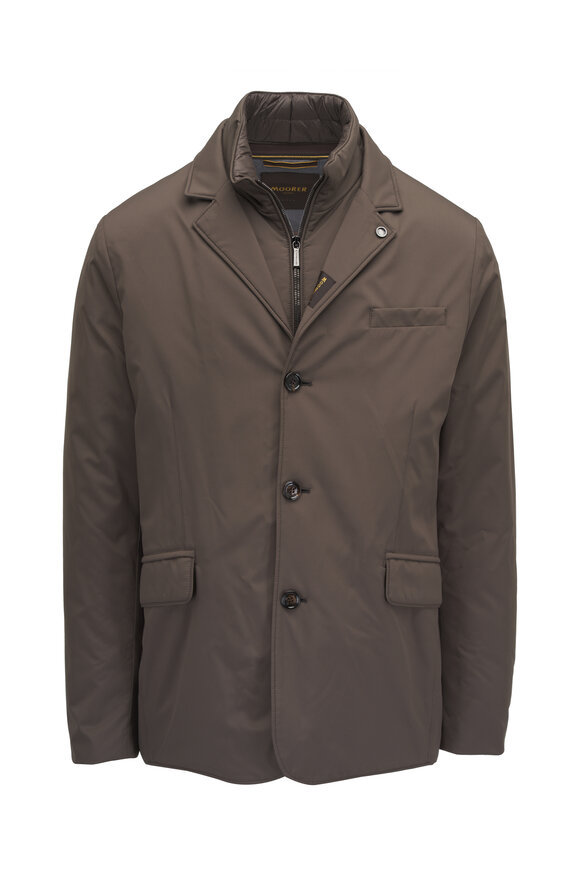 Moorer - Taupe Down Blazer