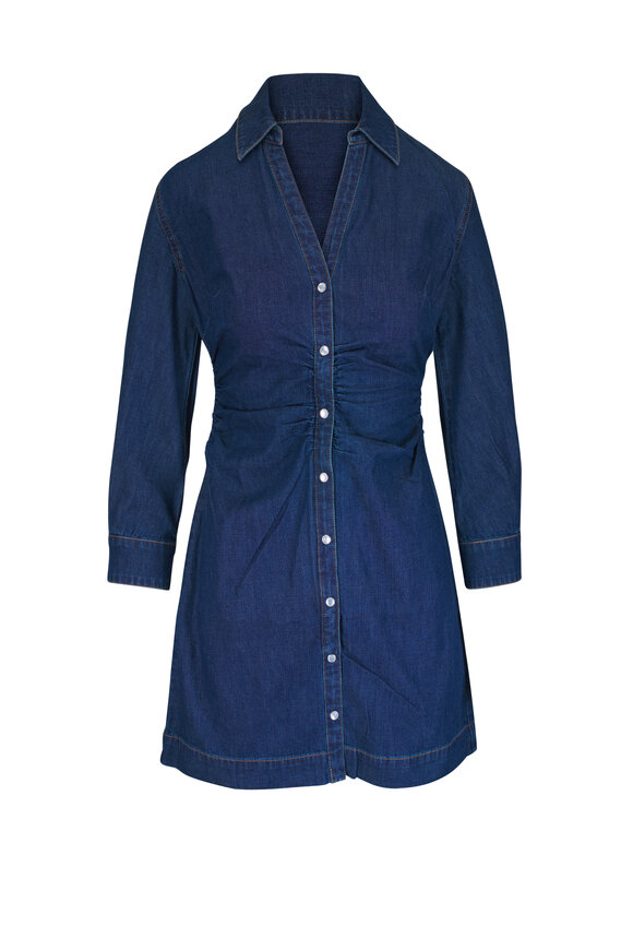 Veronica Beard Maura Midnight Denim Mini Dress - view 1