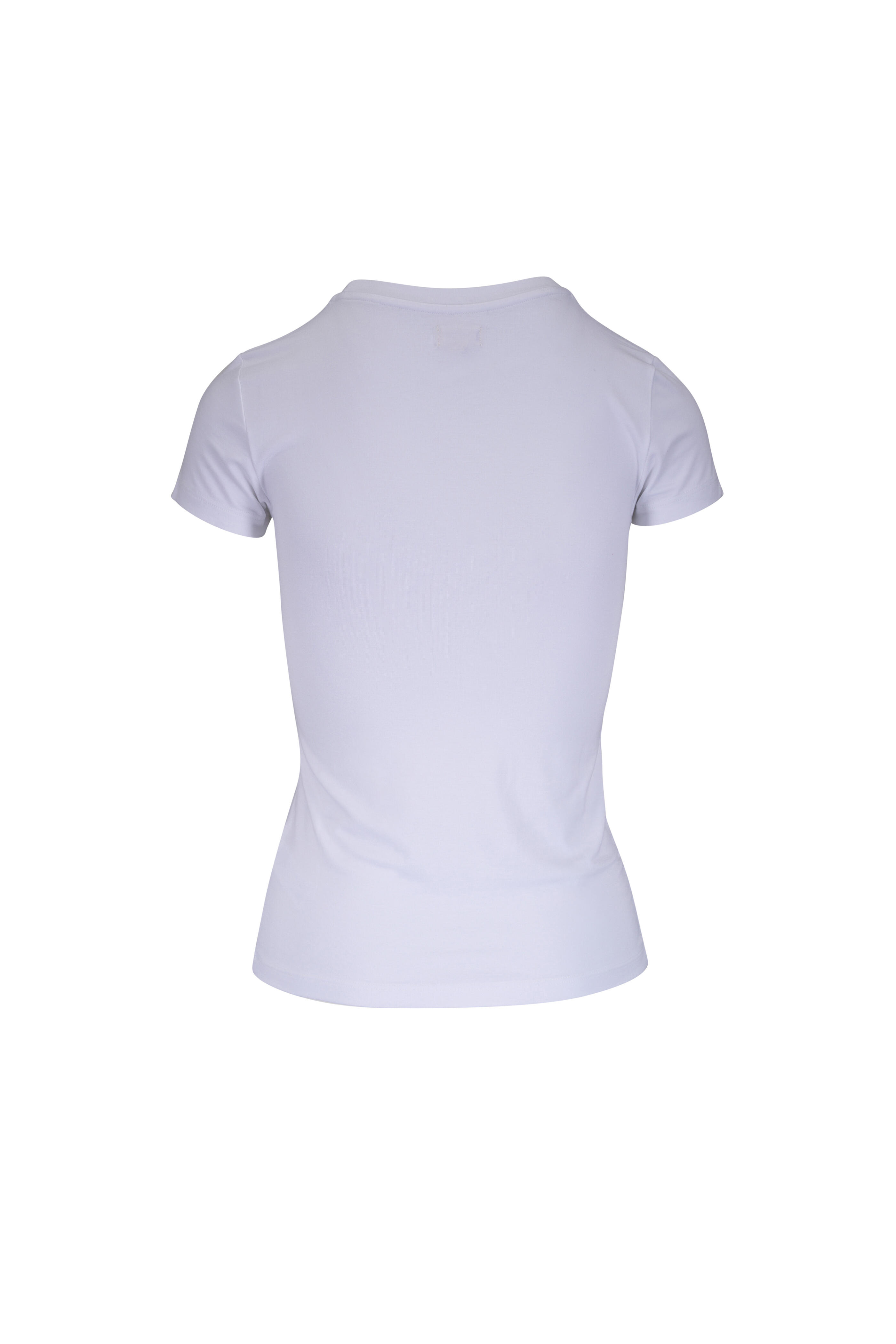 L'Agence - Ressie White Crewneck T-Shirt