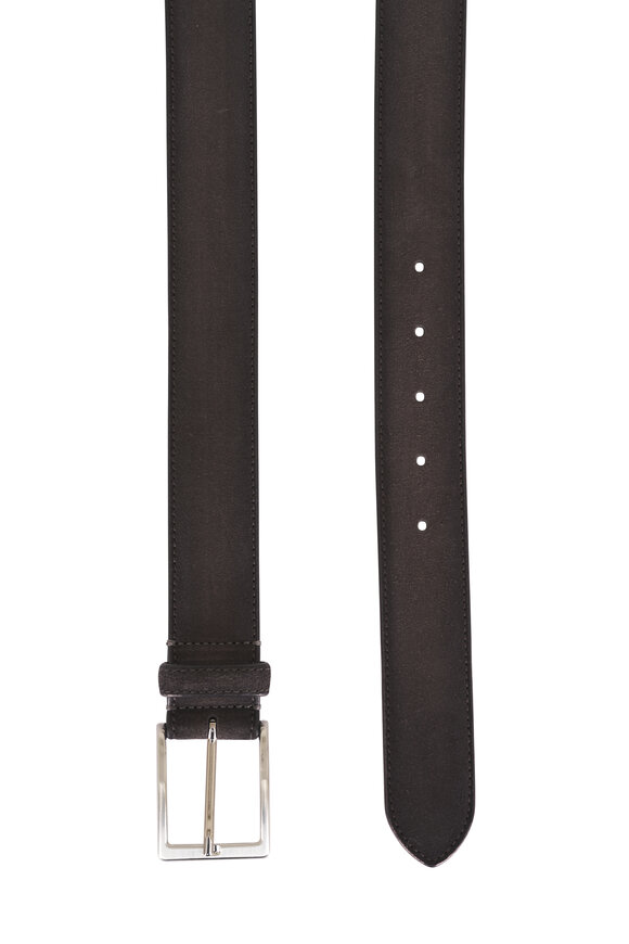 To Boot New York Aero Gray Suede Belt - view 2