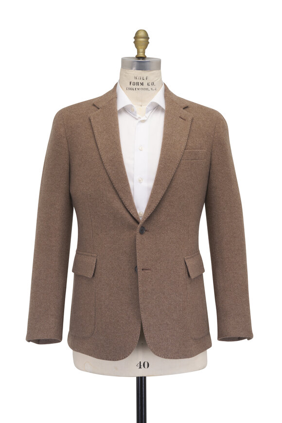 Ralph Lauren Purple Label Taupe Cashmere & Wool Sportcoat - view 6