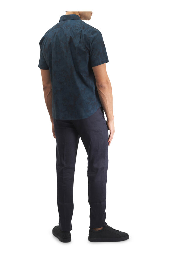 Vince Rapids Combo Dyed Camouflage Button Up Shirt - view 4