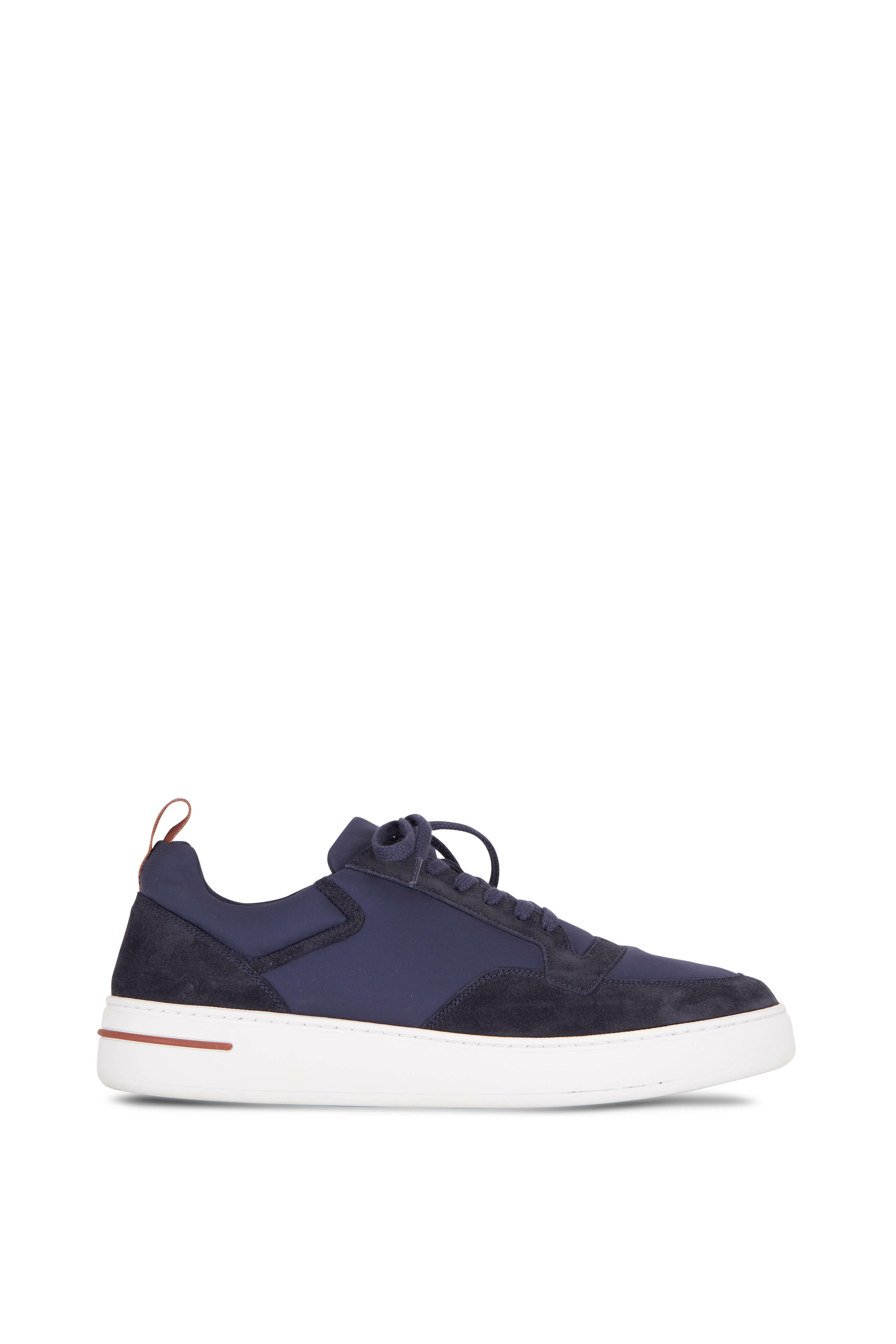 Loro Piana - Newport Walk Wish Navy Sneaker | Mitchell Stores