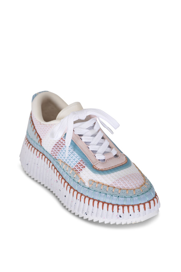 Chloé - Nama Delicate Blue Mesh Sneaker 