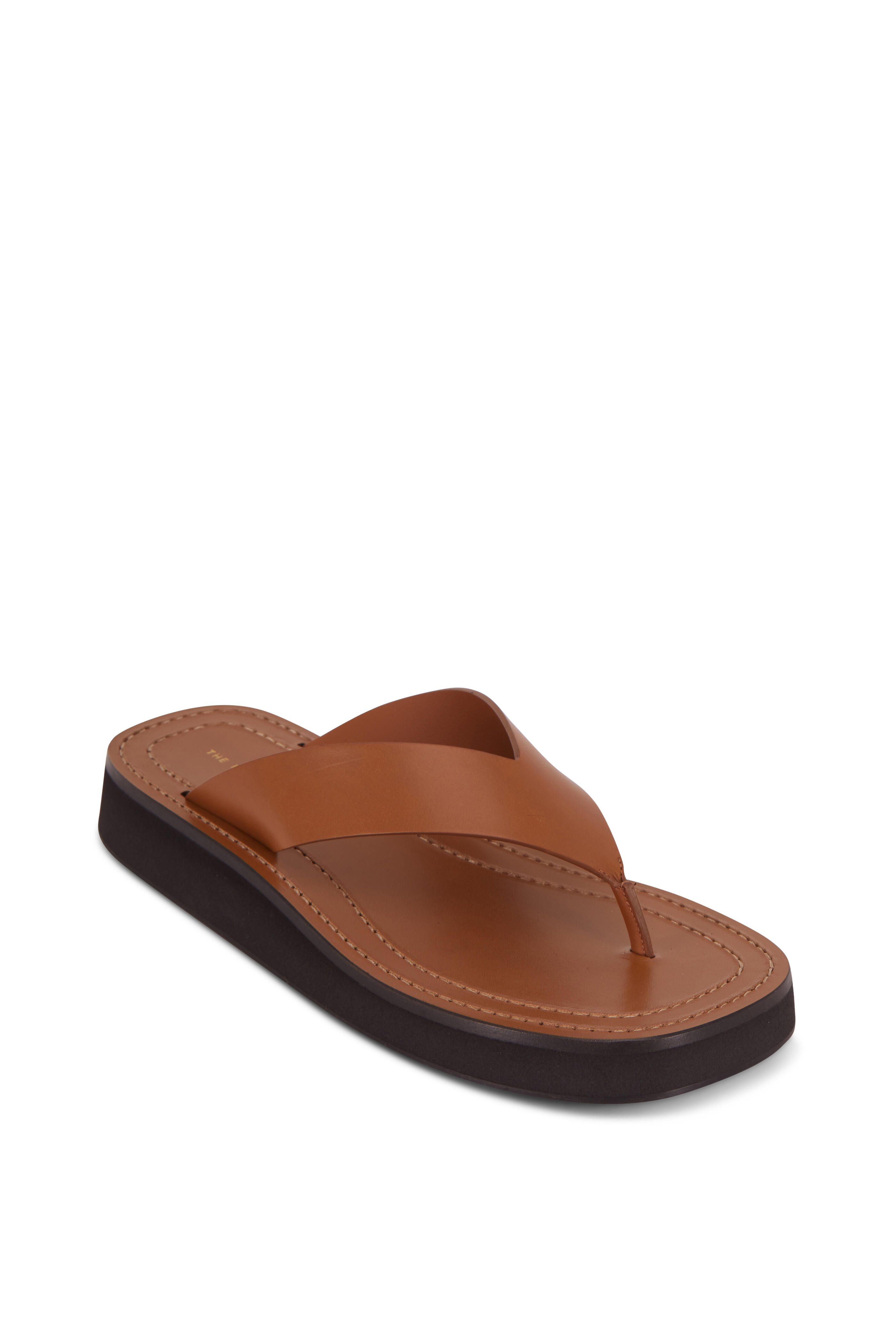 サンダル・ミュール THE ROW The row sandal in nappa Ginza leather and suede thong sandals in white - The Row