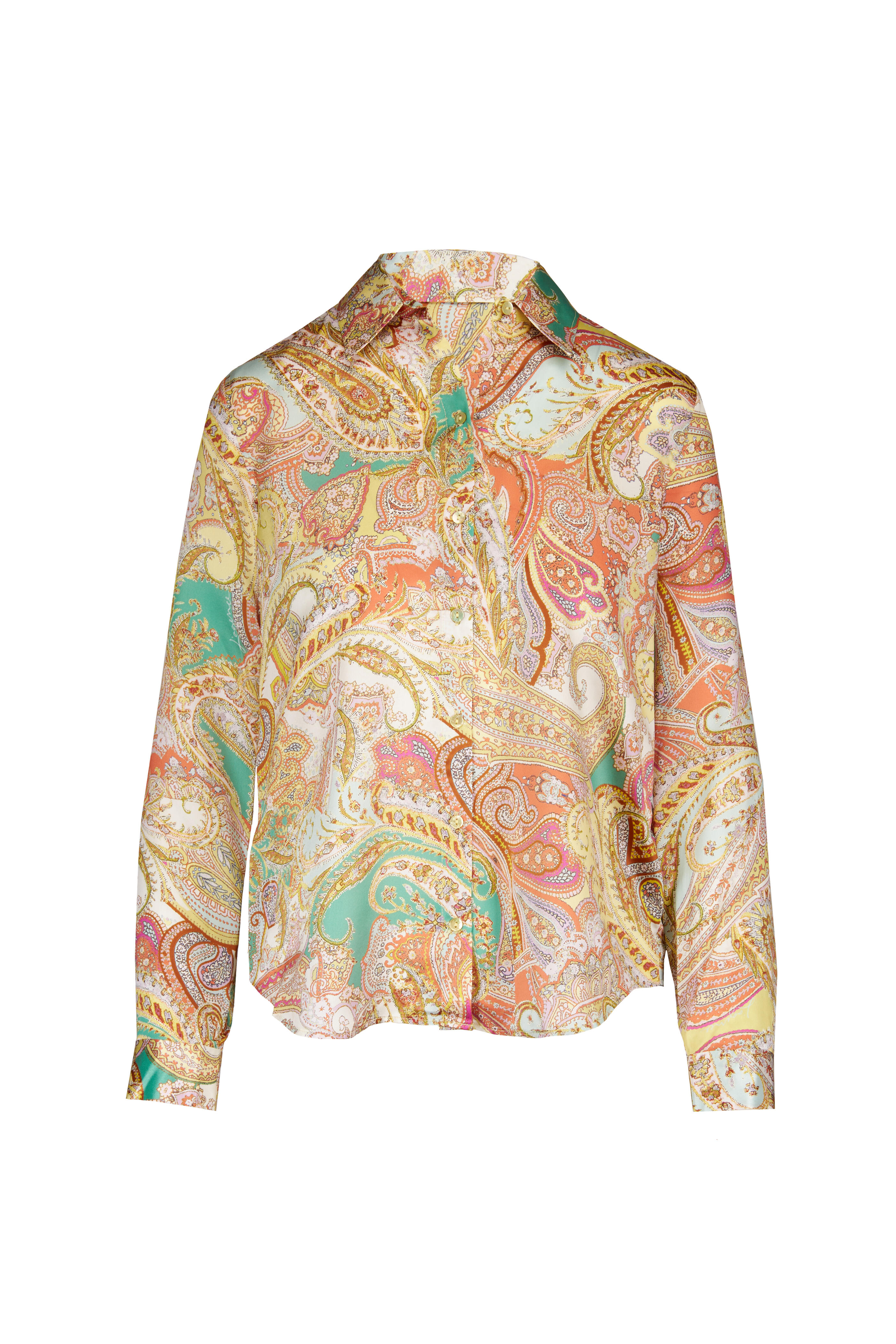 L'Agence - Tyler Paisley Multicolor Blouse - view 1