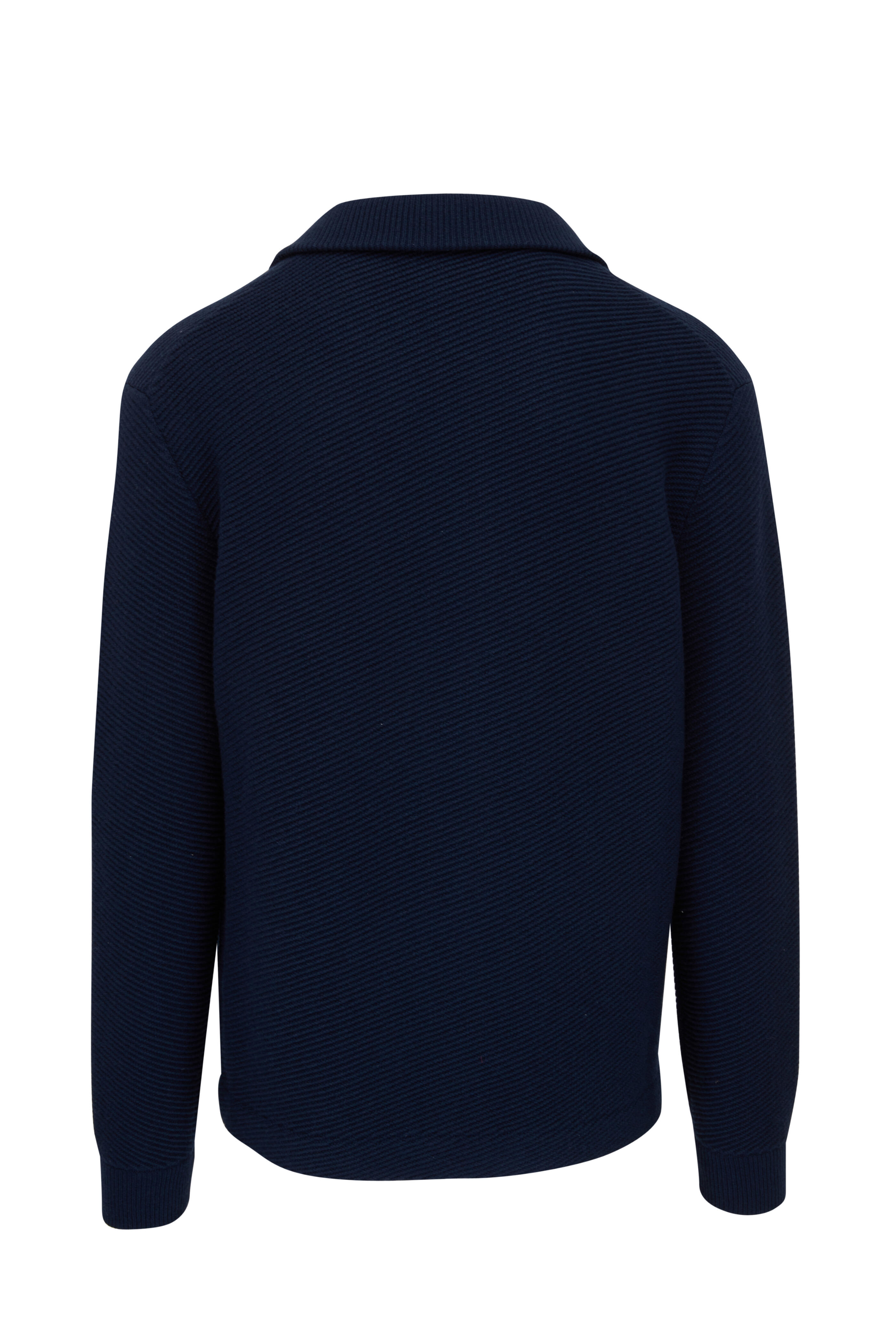 ★関税込み★ Loro PianaN BLUE NAVY KNITWEAR LORO PIANA Cotton Sweater for Men | MR PORTER
