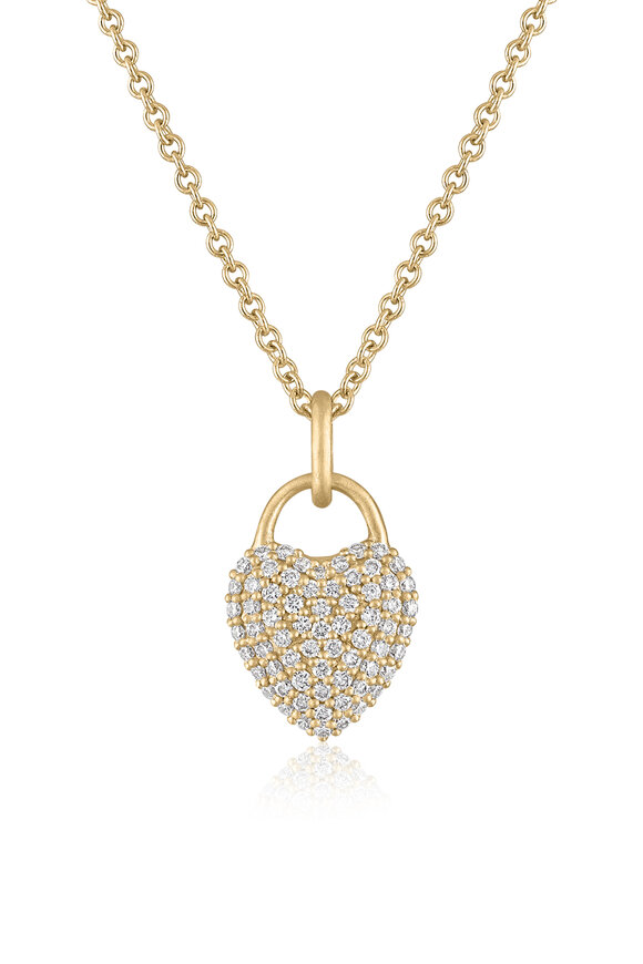 Loriann 14k Yellow Gold Amara Heart Pendant