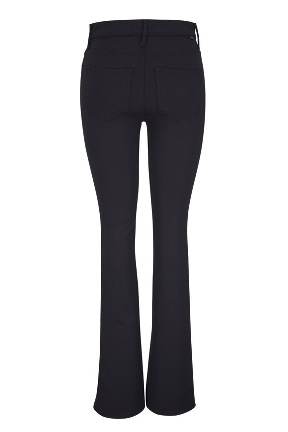 Mother High Waisted Runway Black Flare Jean - view 3