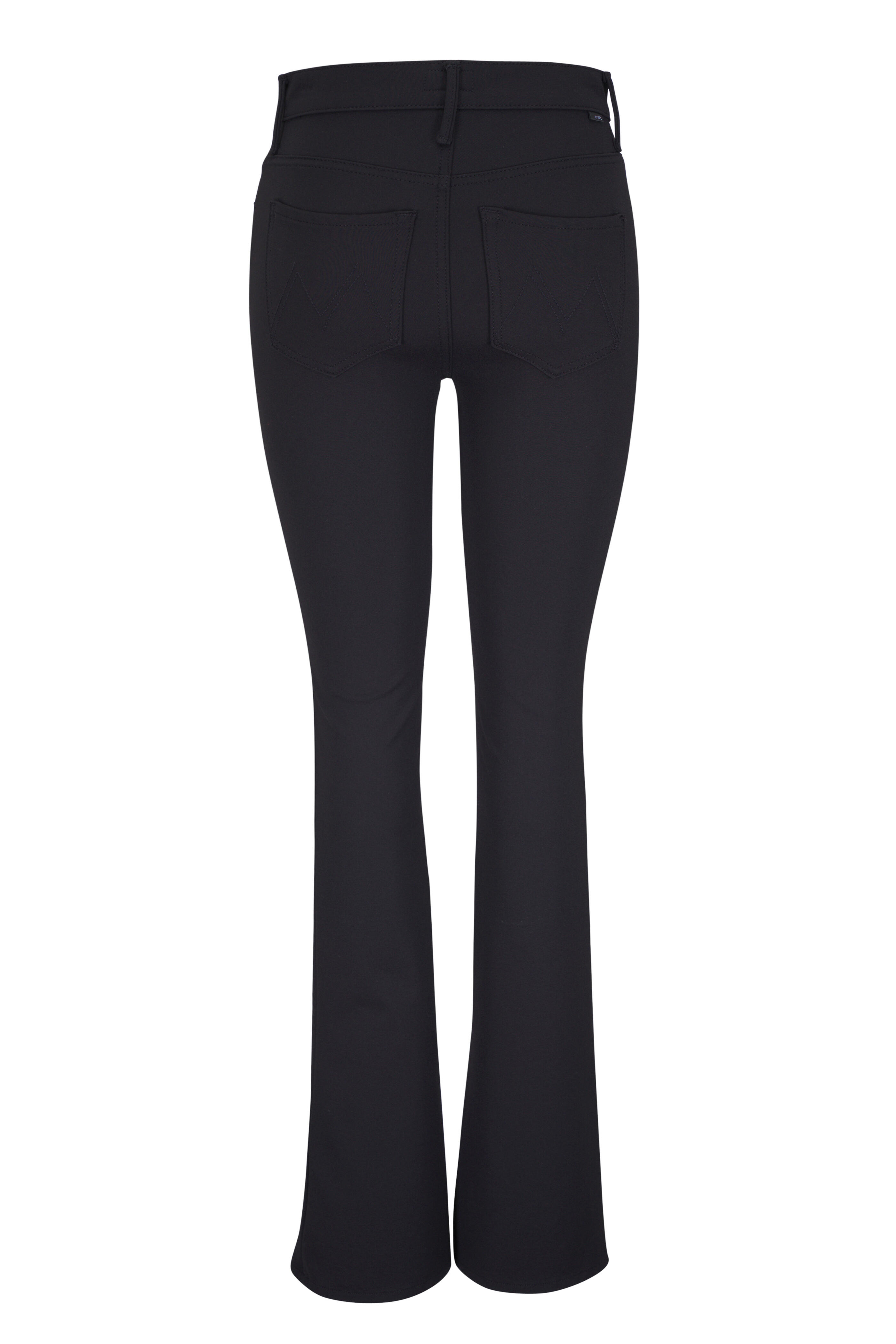 Mother - High Waisted Runway Black Flare Jean