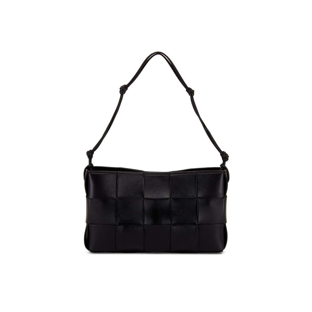 ★BOTTEGA VENETA★ Small Cassette Shoulder Bag Black 739351V Bottega Veneta Small black Cassette bag | TheDoubleF