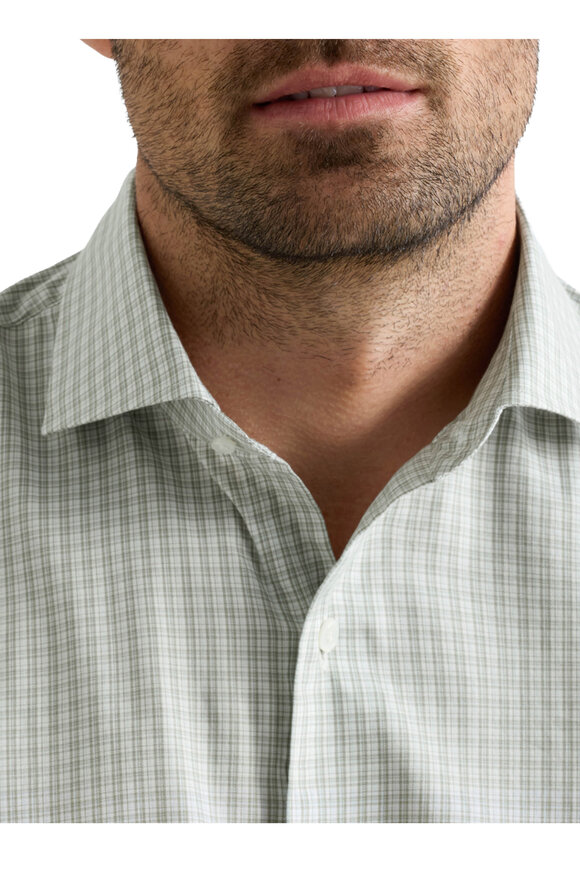 Peter Millar Dante Light Willow Cotton Sport Shirt - view 4