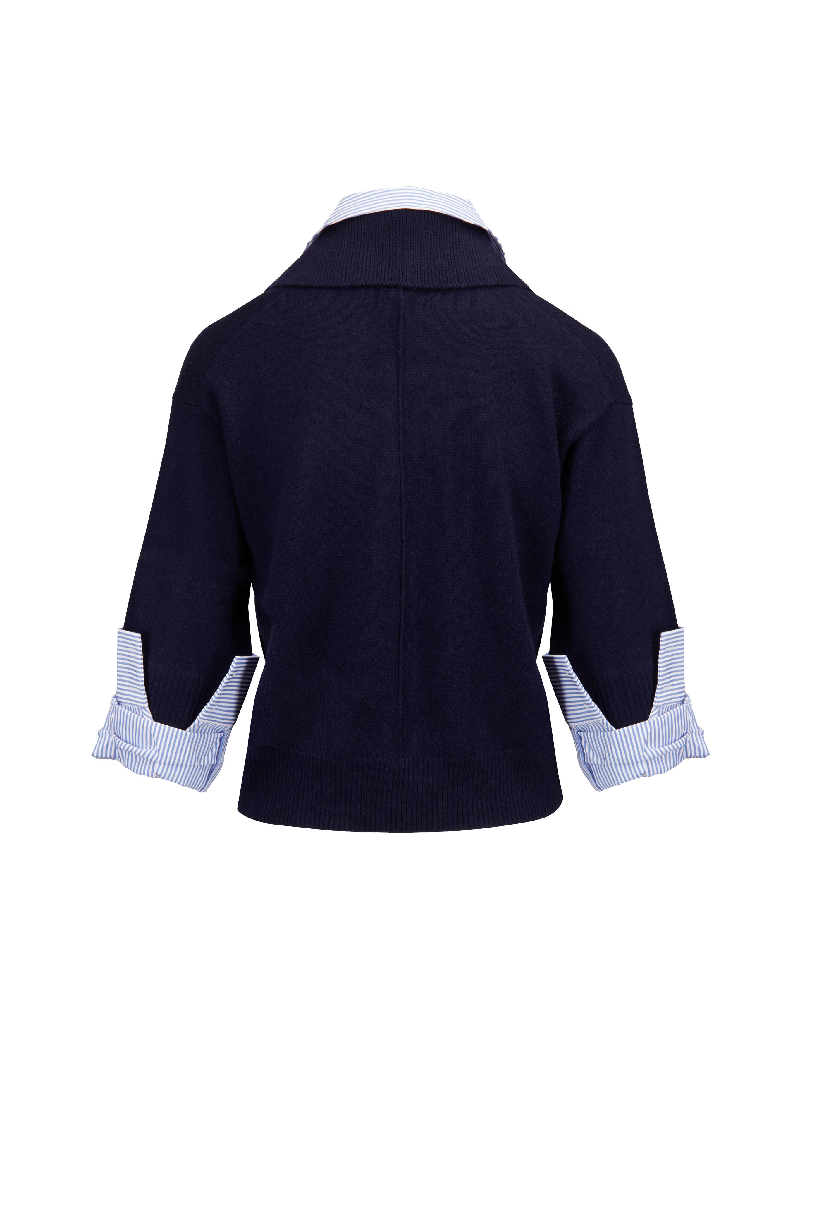 Brochu Walker - Ciara Navy Blue Polo Looker Top - view 2