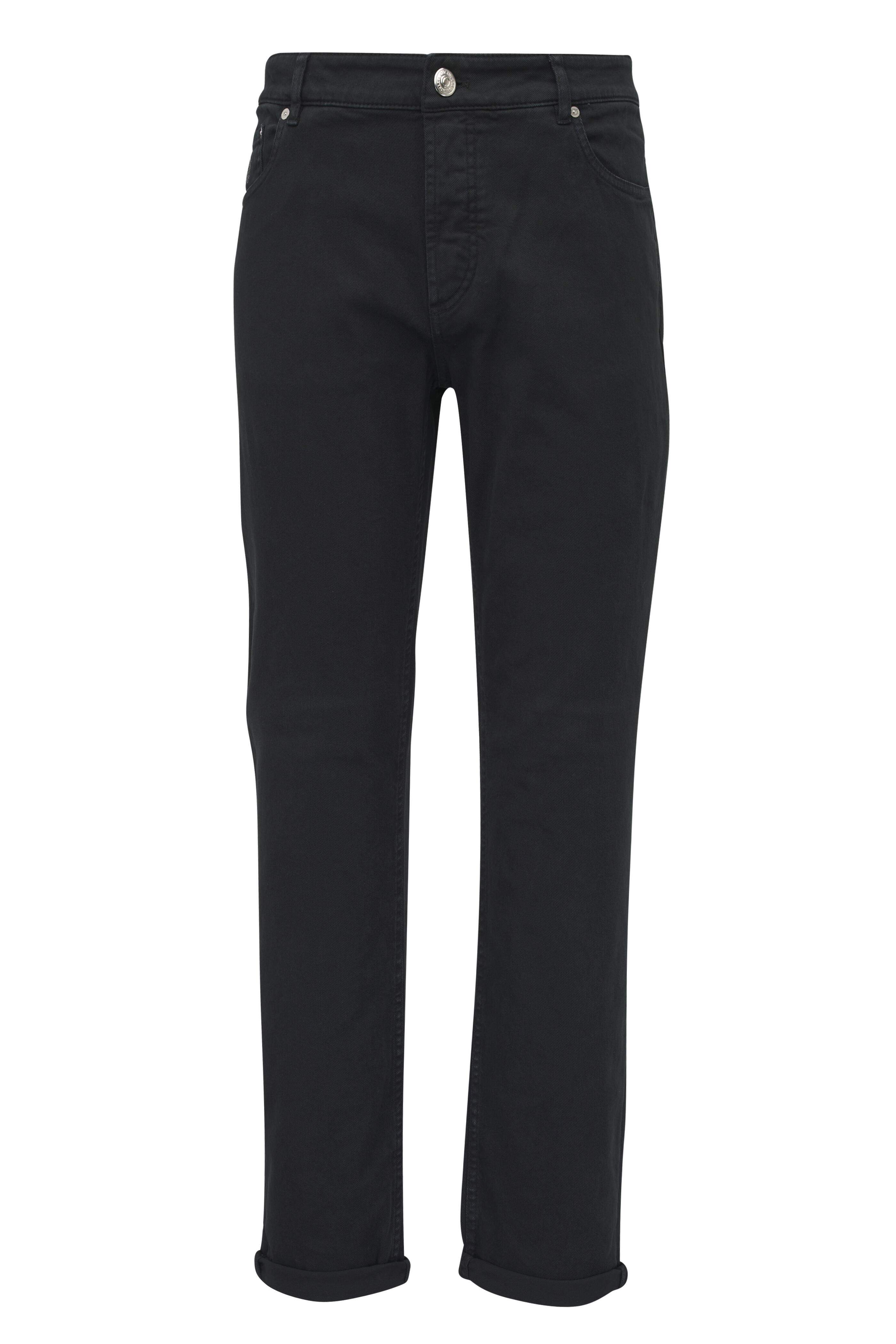 Brunello Cucinelli - Black Traditional Fit Jean | Mitchell