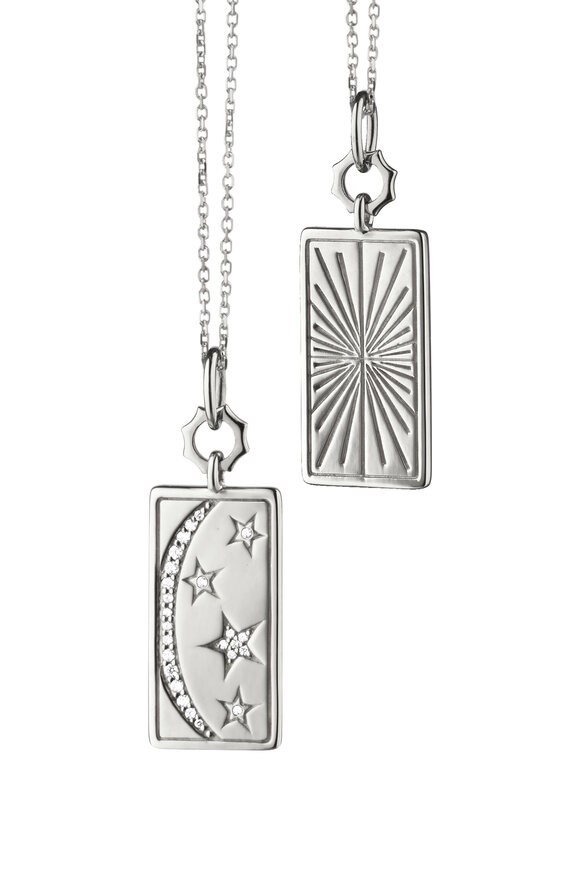 Monica Rich Kosann - Sterling Silver My Sun, Moon & Stars Necklace