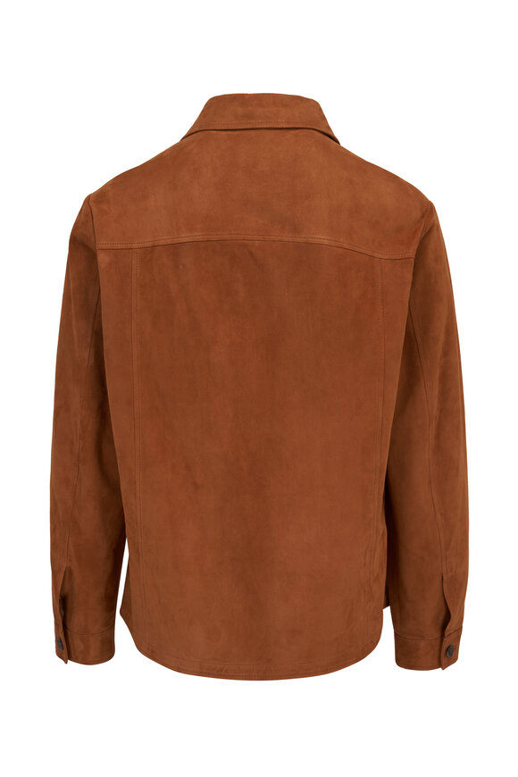 Maurizio Baldassari - Brown Suede Overshirt 