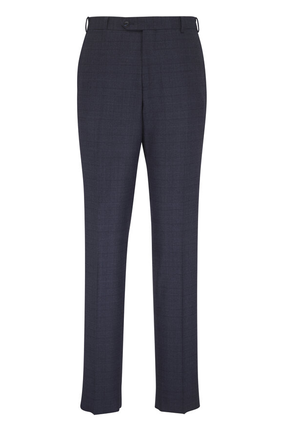 Atelier Munro Blue Check Wool & Cashmere Suit - view 4