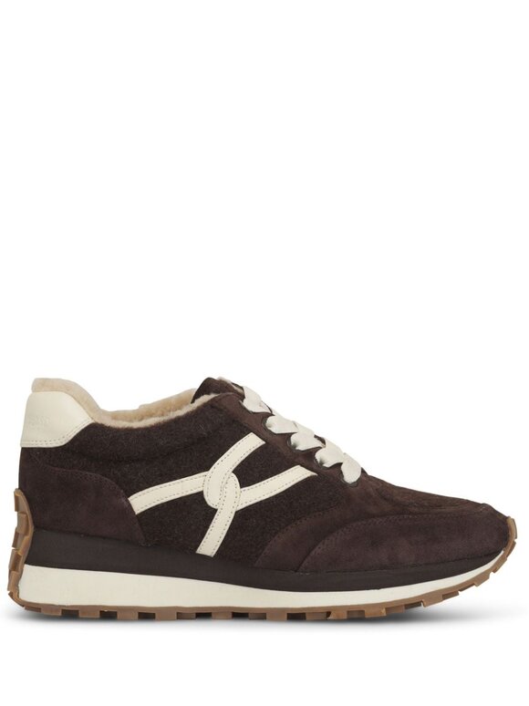 Veronica Beard Valentina Espresso Shearling Sneaker - view 5