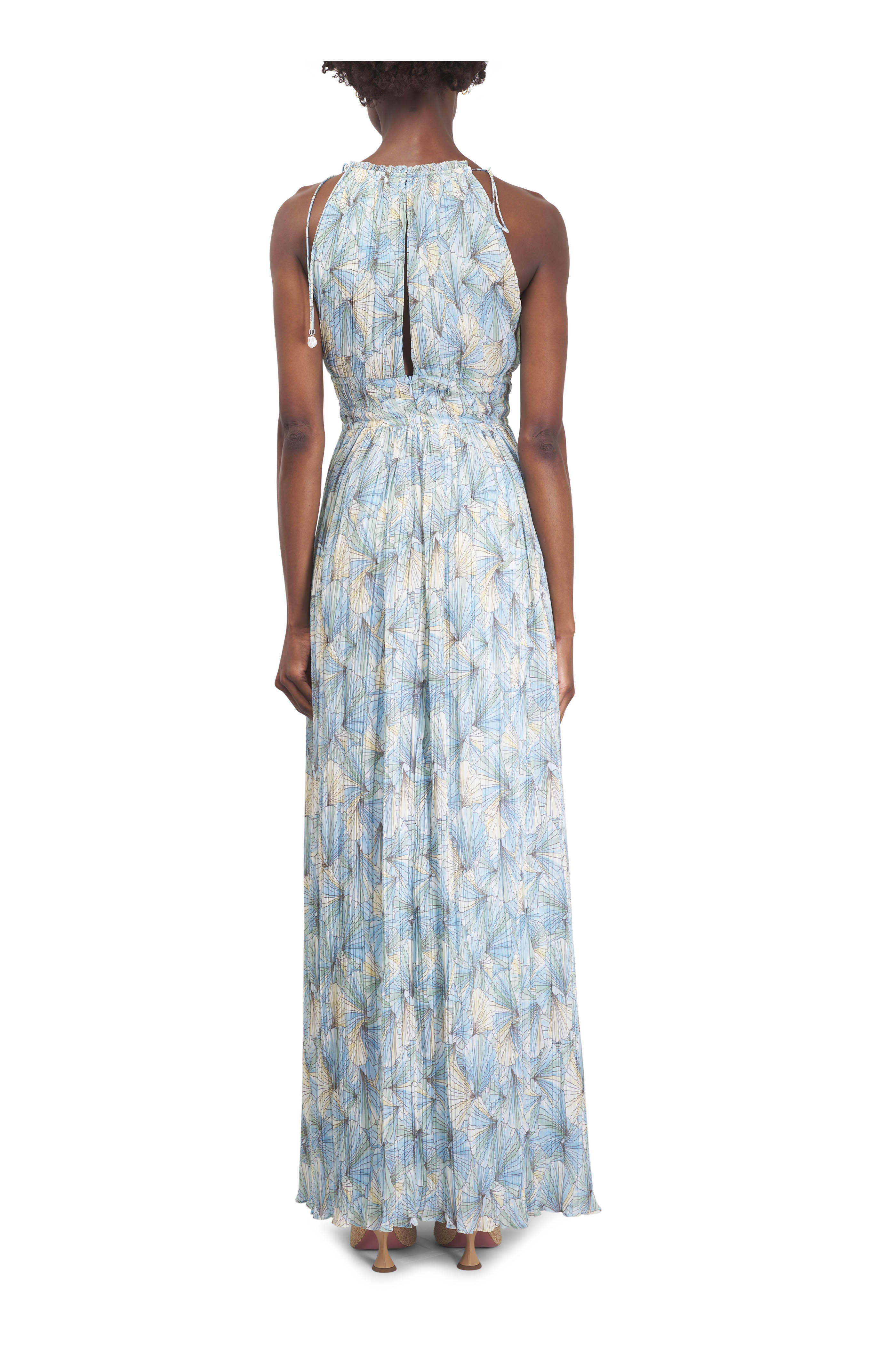 Veronica Beard - Yardley Powder Blue Multi Dress