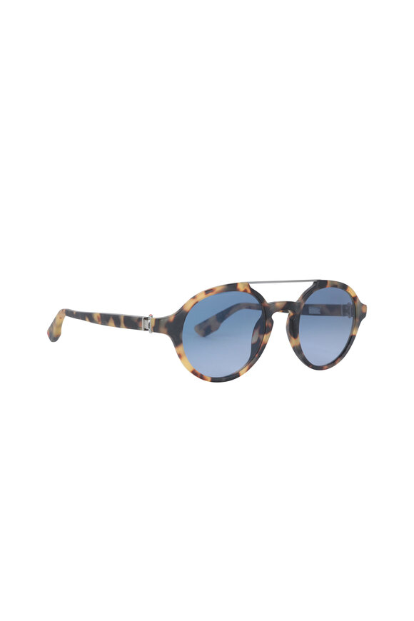 Kiton - KT504S Sole Tortoise Blue Lens Sunglasses