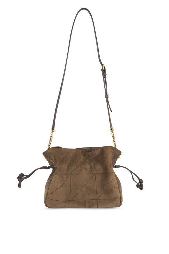 Saint Laurent Jamie Light Musk Suede Chain Shoulder Bag - view 2