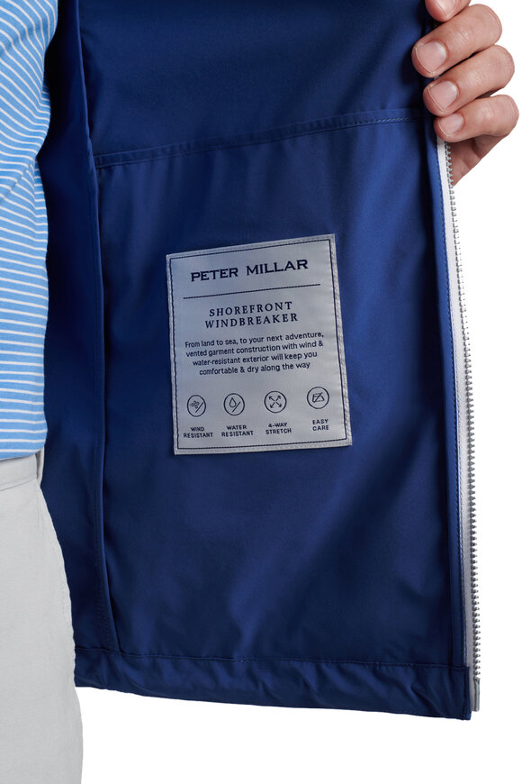 Peter Millar - Atlantic Blue Shorefront Windbreaker Jacket