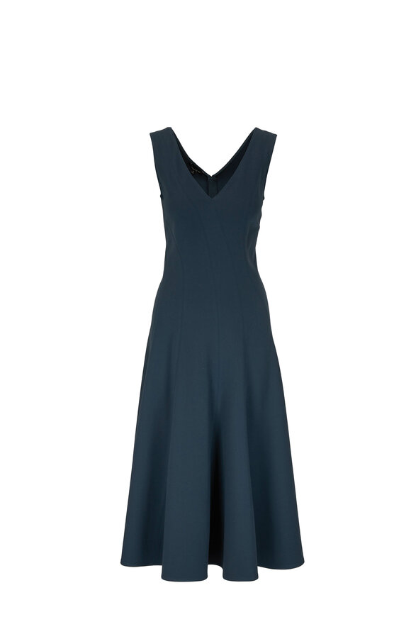 Lafayette 148 New York - Delfina Mountain Blue Sleeveless Dress