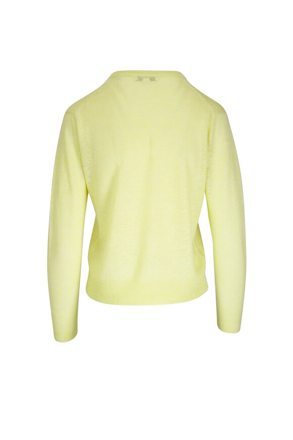 Vince - Citrine Tissue Weight Crewneck Sweater