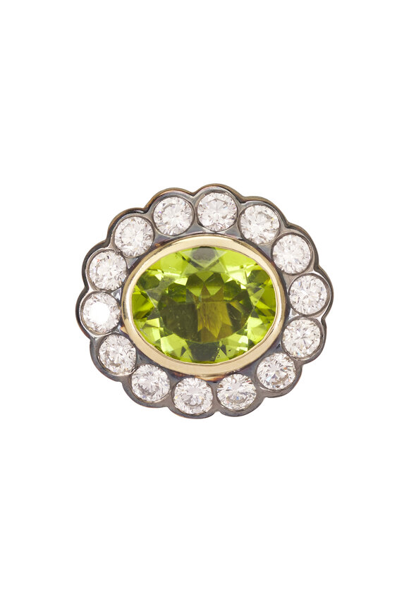 Marlo Laz 14k Yellow Gold Alexandra Studs - view 2