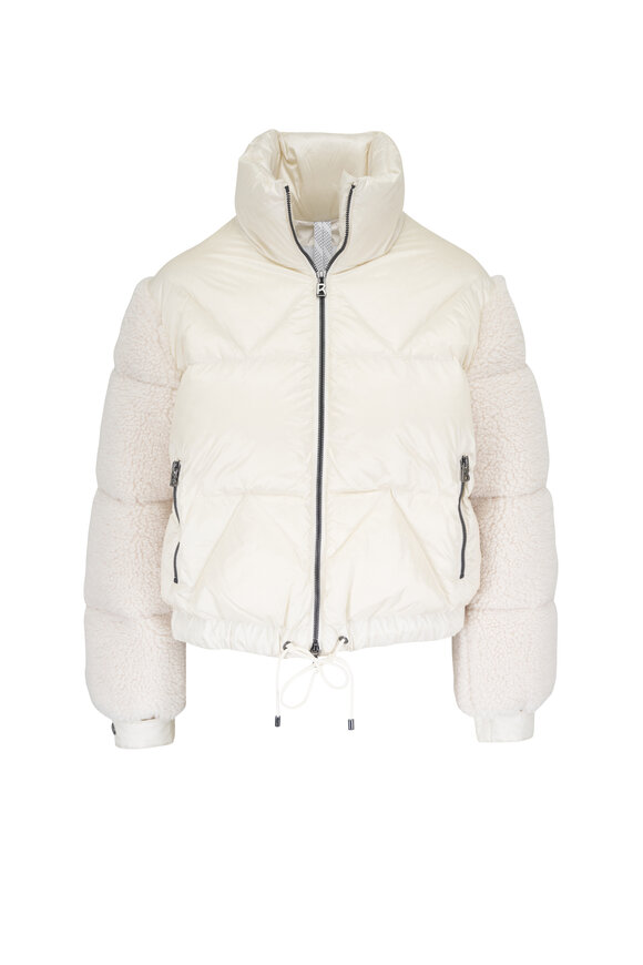Bogner Queeny-D White Down Teddy Jacket - view 1