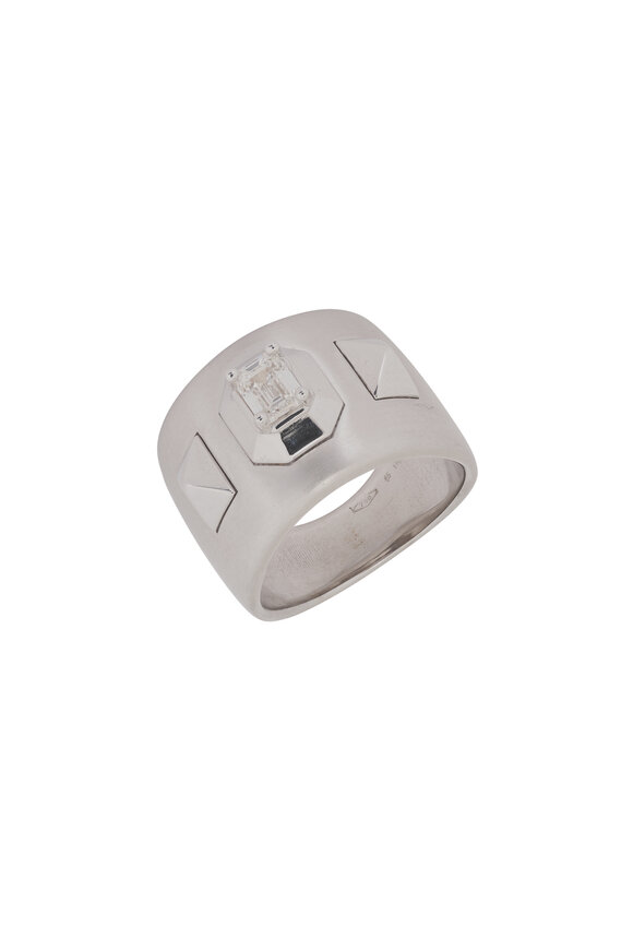 Mariani 18k White Gold Diamond Augusta Ring