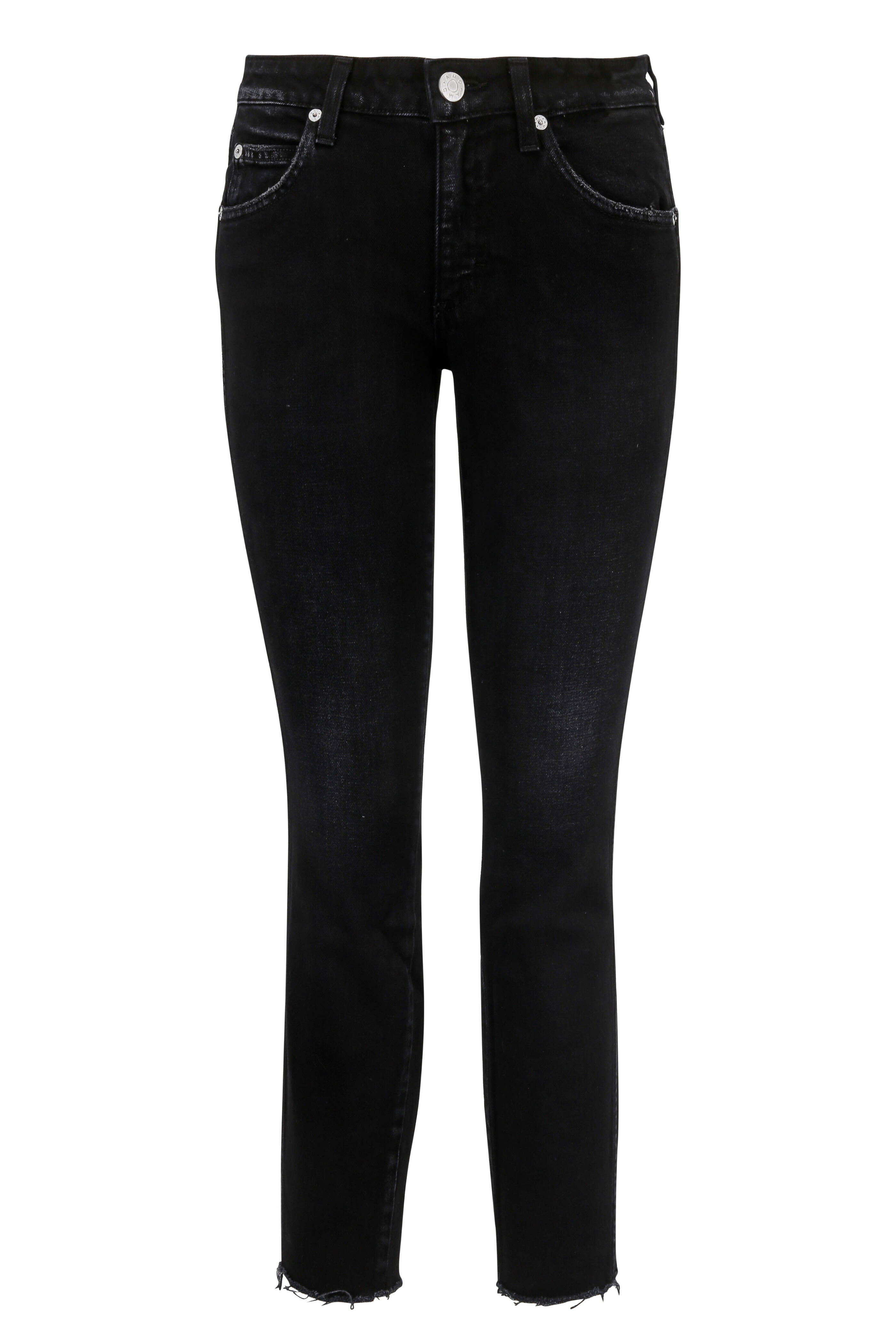 ●J. Rag' Al-Amin Rag & Bone - Maya Icy Blue High-Rise Ankle Straight Jean