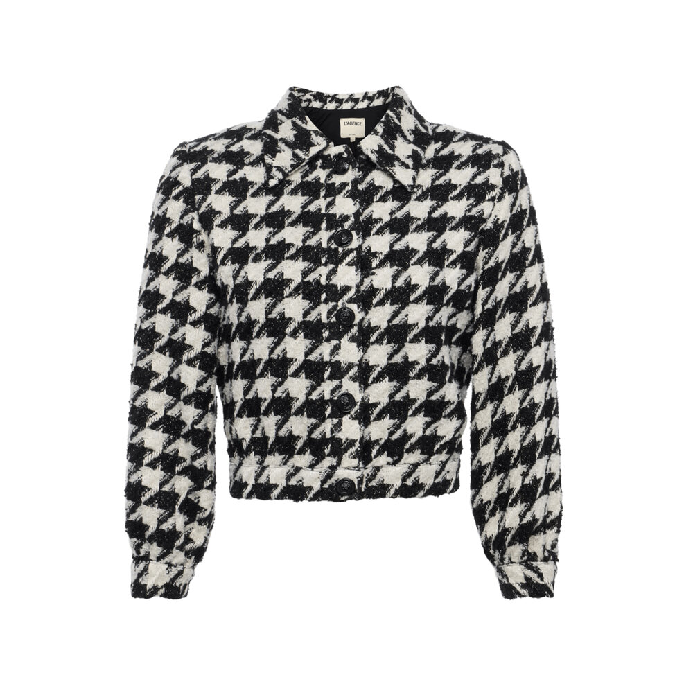 L'Agence - Houndstooth Bridges Jacket | Mitchell Stores