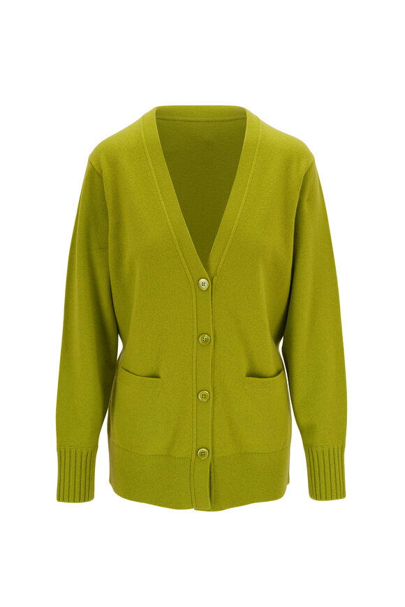 Dorothee Schumacher - Modern Statements Acid Green Cardigan