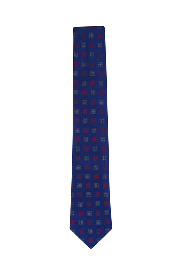 Brunello Cucinelli - Paisley Red Tie | Mitchell Stores