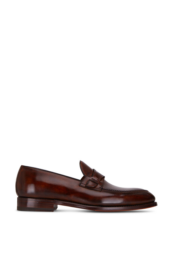 Bontoni - Riveria Leghorn Leather Loafer