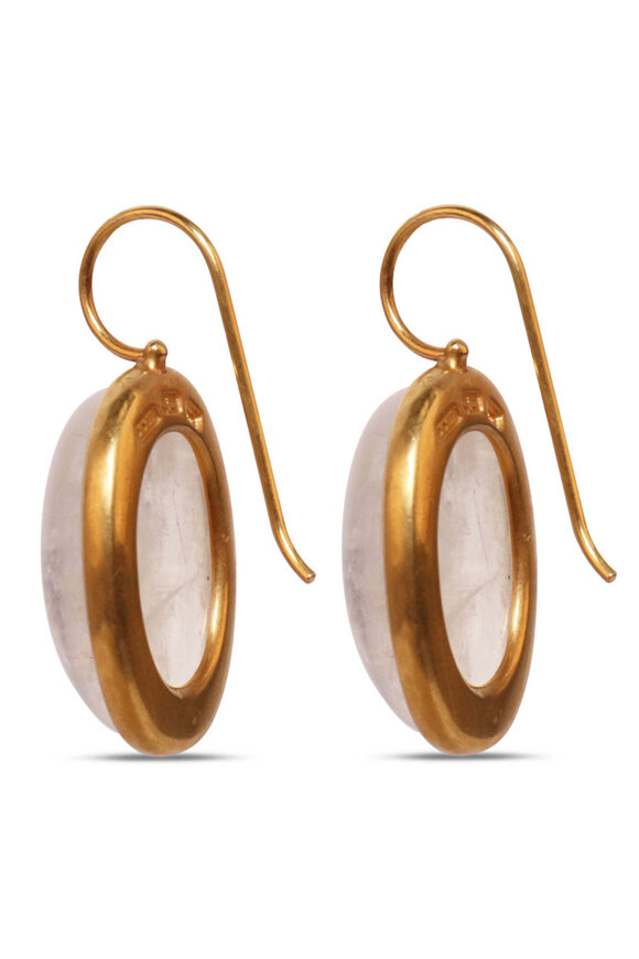 Darlene De Sedle Rainbow Moonstone Earrings - view 2