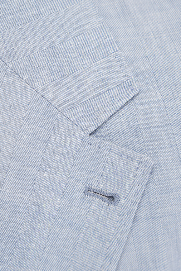 Brunello Cucinelli Light Blue Linen & Wool Sportcoat - view 5