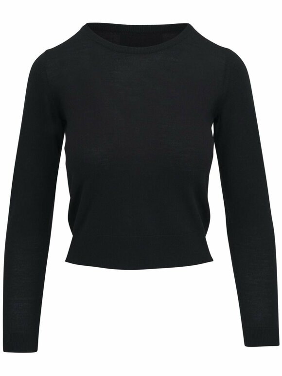 Nili Lotan - Oriana Black Wool Sweater 