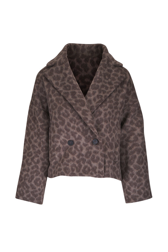 Antonelli Paros Animal Print Coat - view 1