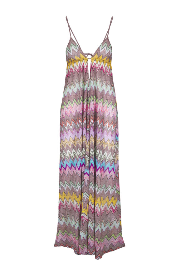 Missoni - Multicolor Chevron Maxi Coverup