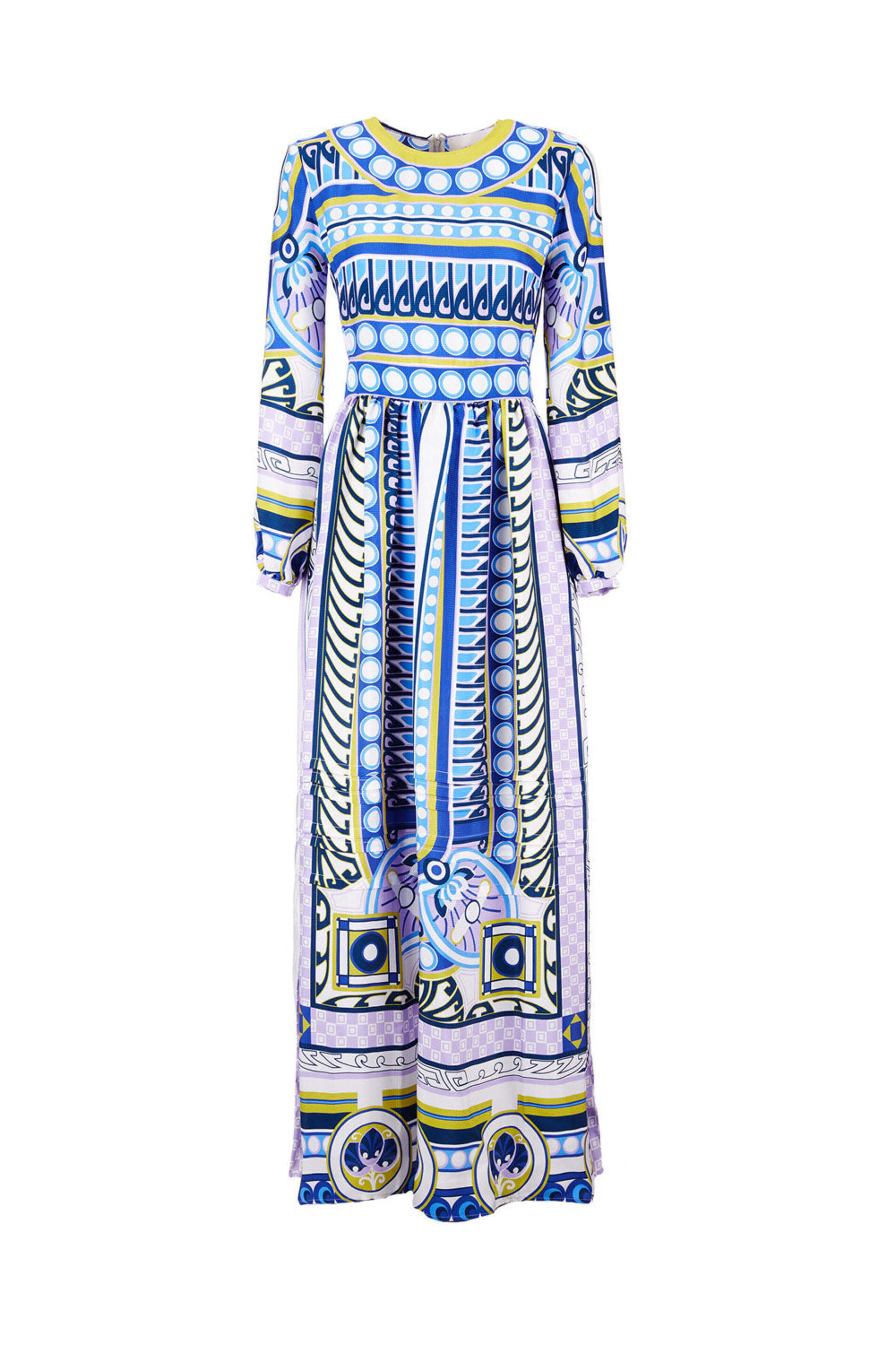 La DoubleJ - Ittica Blu Pemberley Dress in Pebbled Sablé